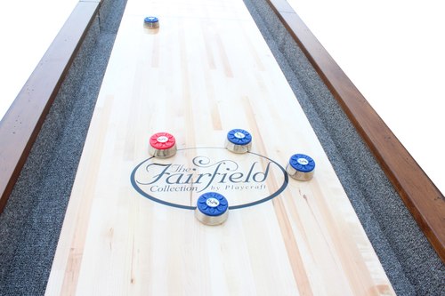 Playcraft 14' Santa Fe Pro-Style Shuffleboard Table in Cocoa Bean