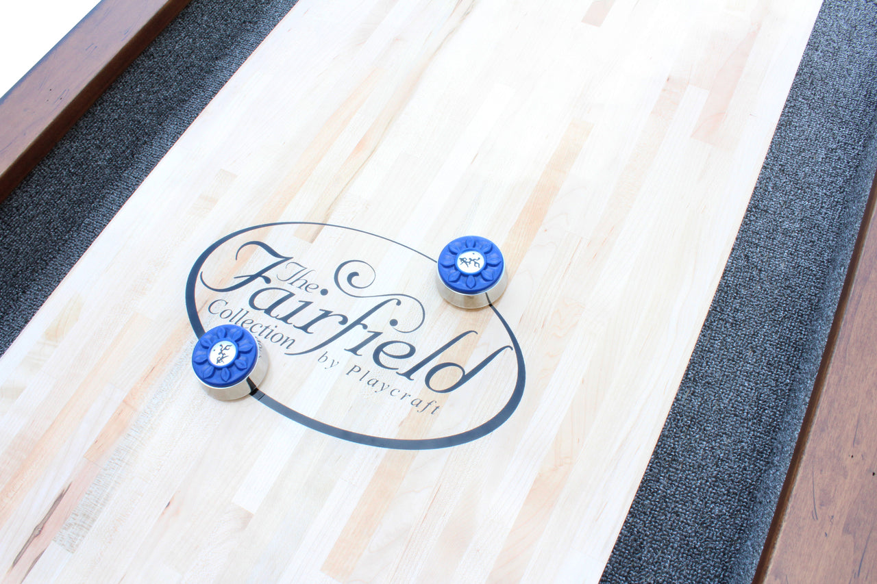 Playcraft 14' Santa Fe Pro-Style Shuffleboard Table in Cocoa Bean