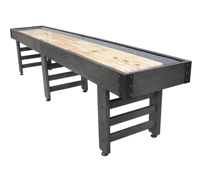 Playcraft 12' Saybrook Shuffleboard Table in Weathered Midnight