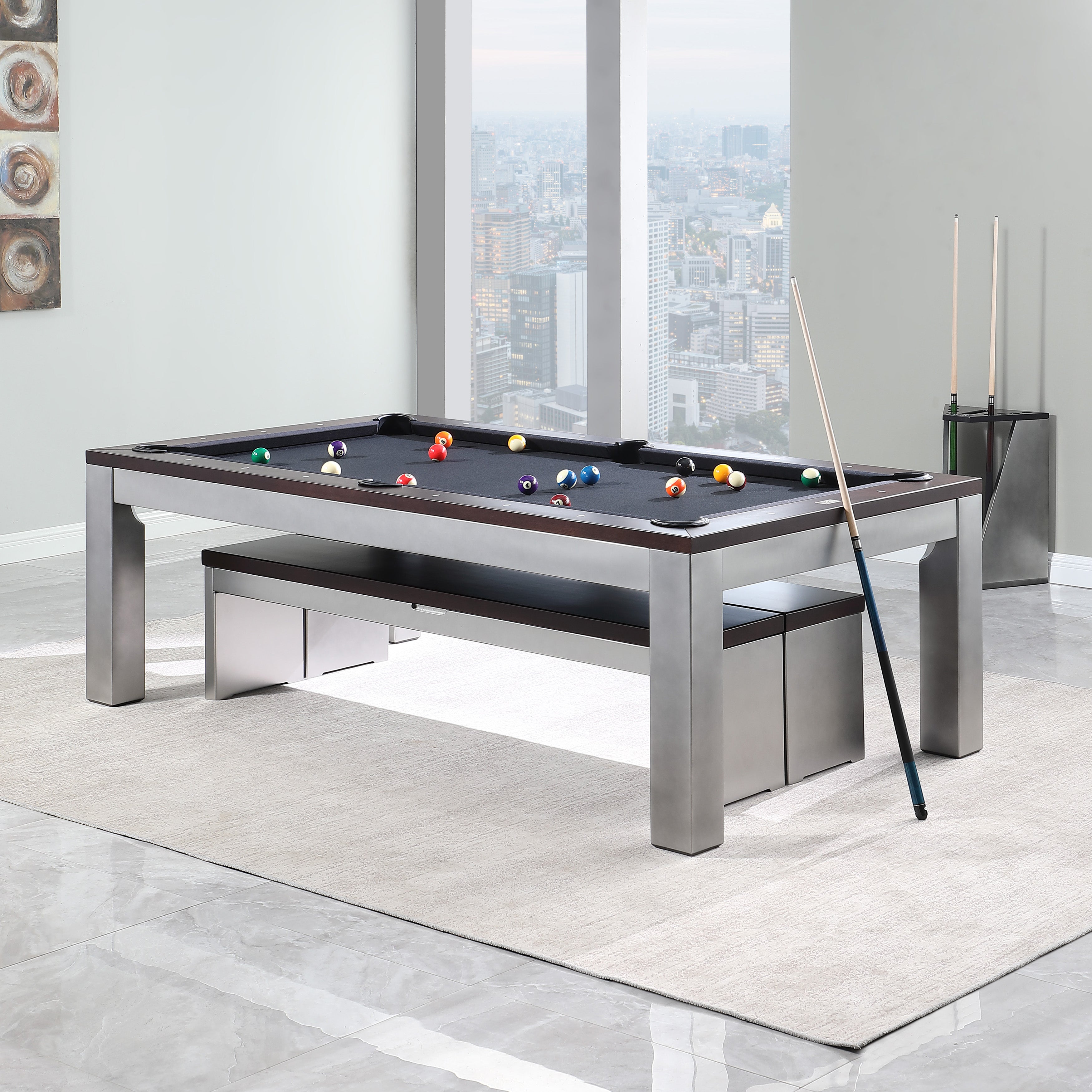 Playcraft Genoa Slate Pool Table with Dining Top