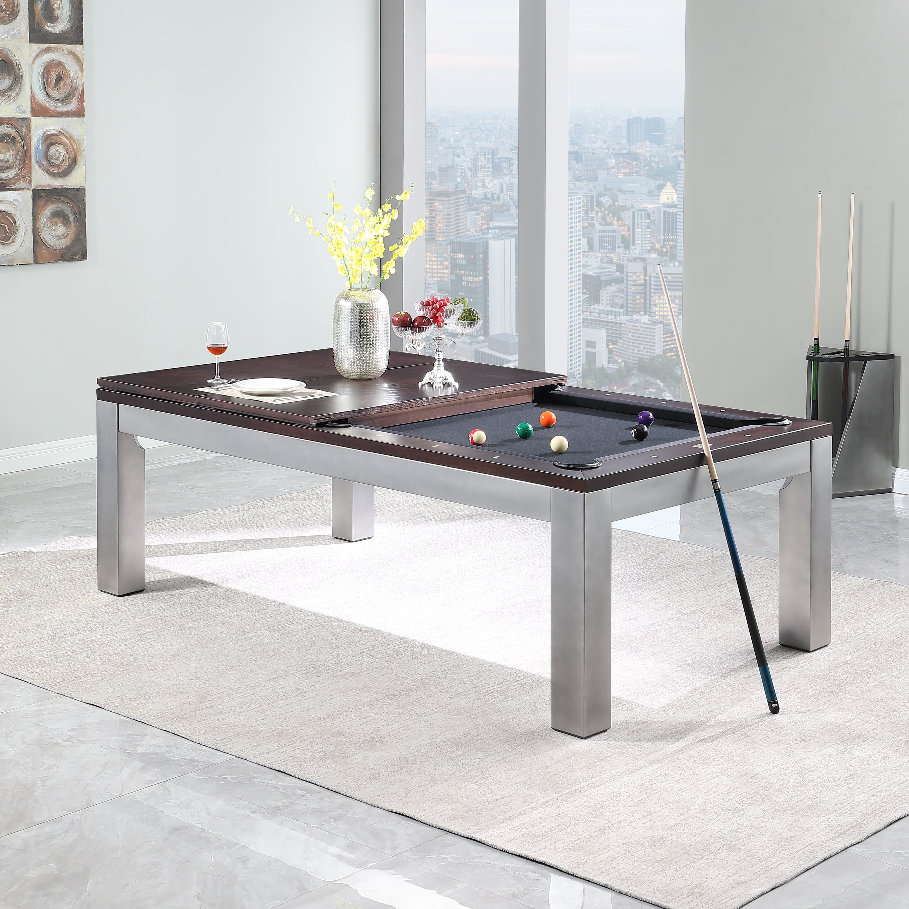 Playcraft Genoa Slate Pool Table with Dining Top