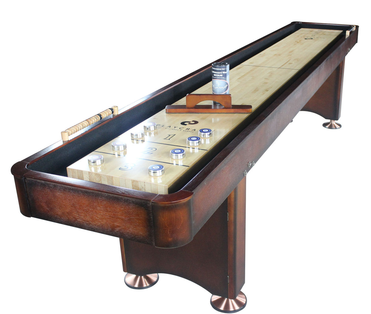 Playcraft Georgetown 12' Shuffleboard Table in Cherry