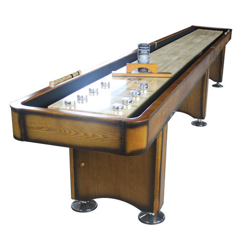 Playcraft Georgetown 14' Shuffleboard Table in Honey Oak