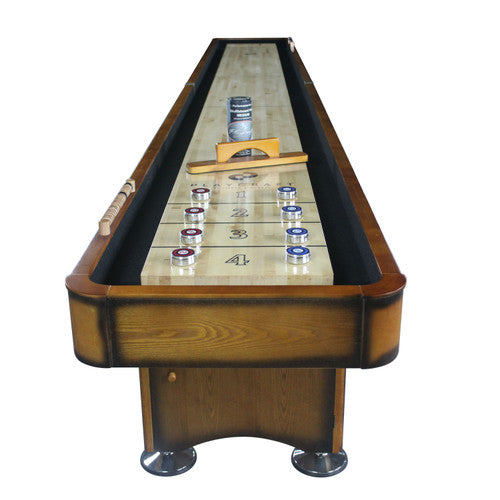 Playcraft Georgetown 16' Shuffleboard Table in Honey Oak