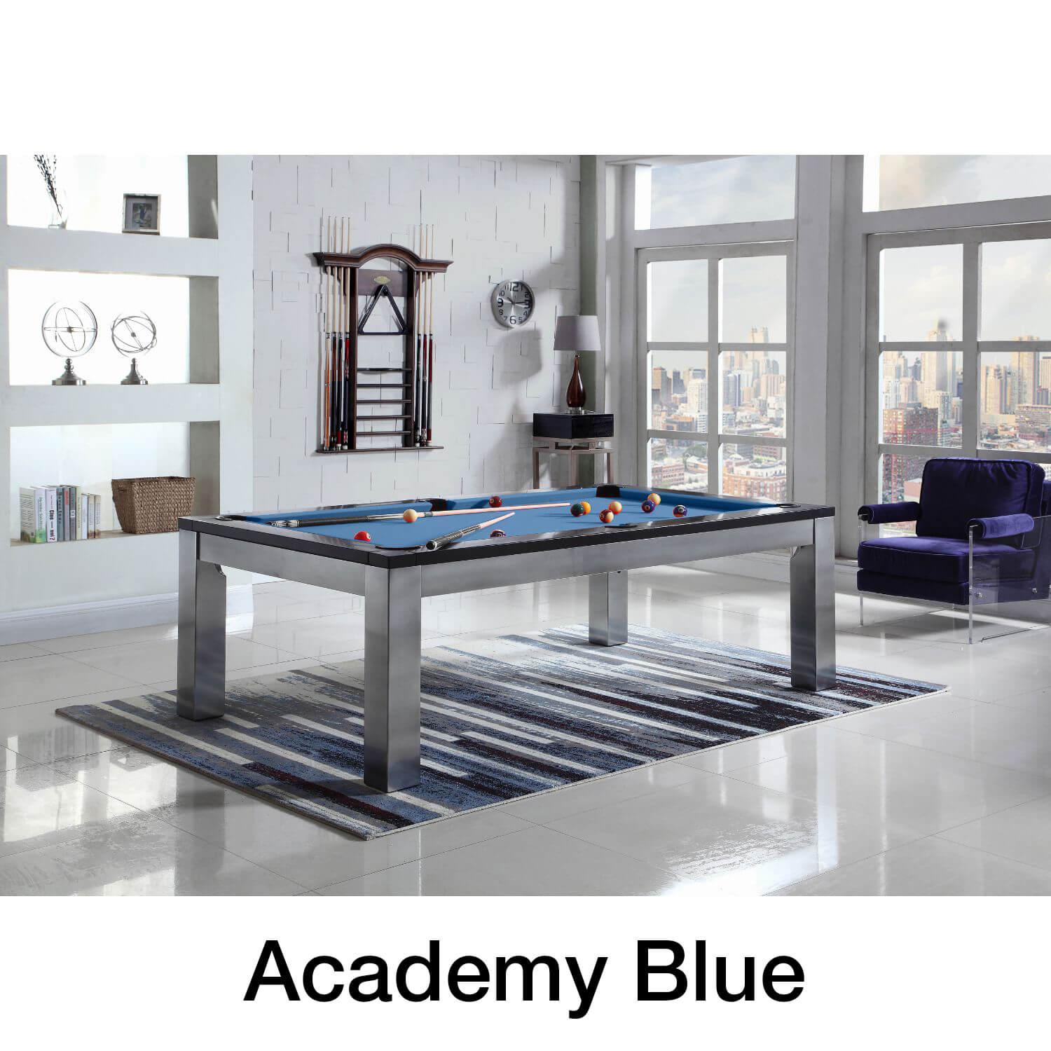 Playcraft Monaco Slate Pool Table with Dining Top