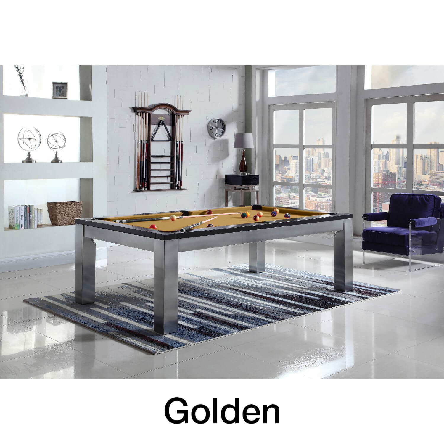 Playcraft Monaco Slate Pool Table with Dining Top