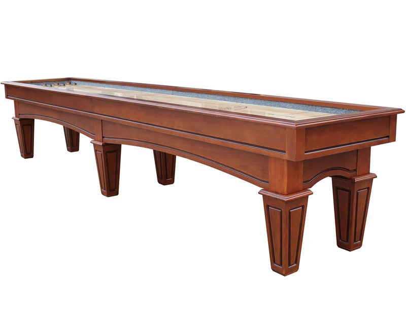 Playcraft St. Lawrence 16'  Pro-Style Shuffleboard Table in Chestnut