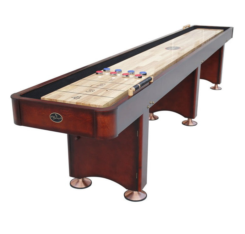 Playcraft Georgetown 14' Shuffleboard Table in Cherry