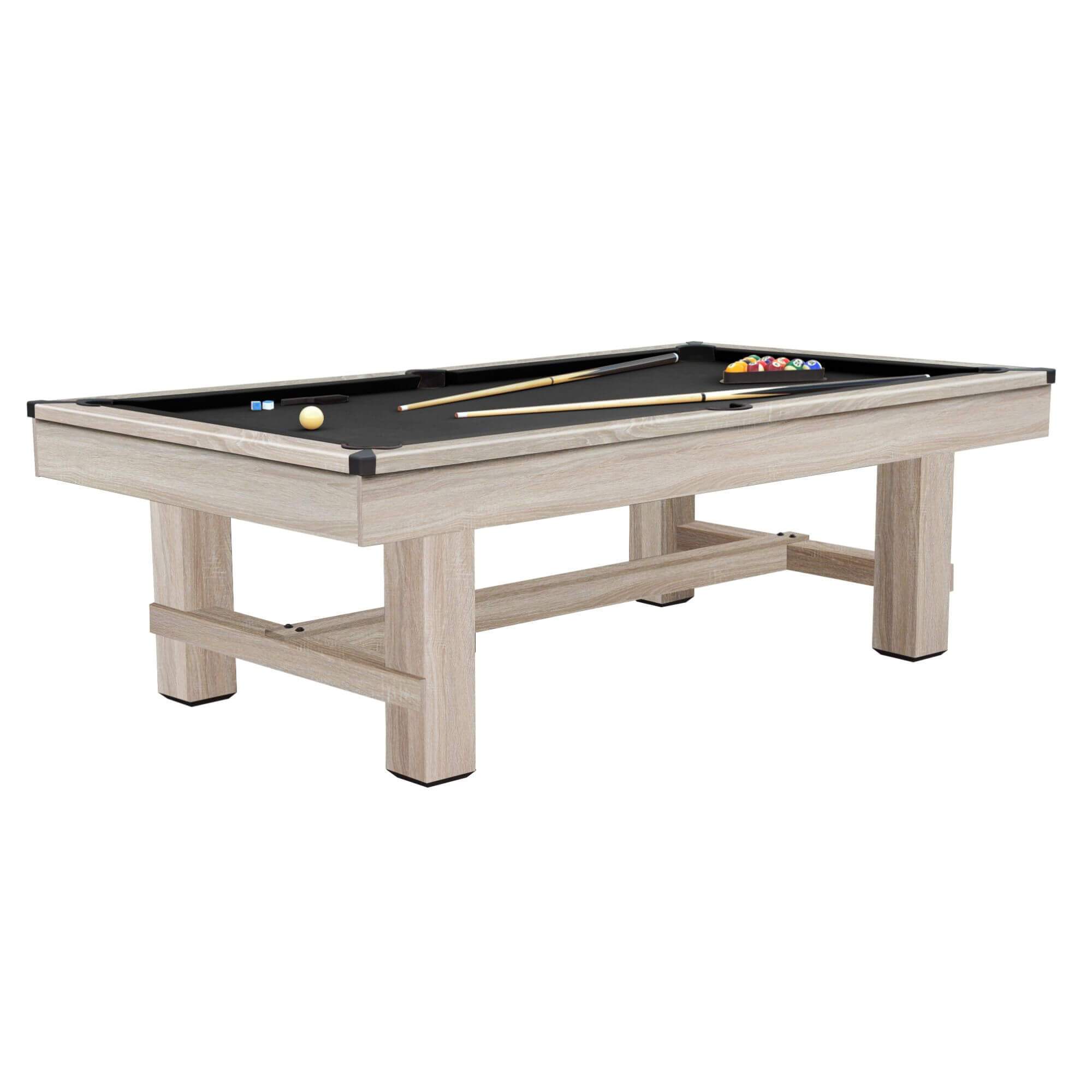 Playcraft Bryce Pool Table with Black Cloth