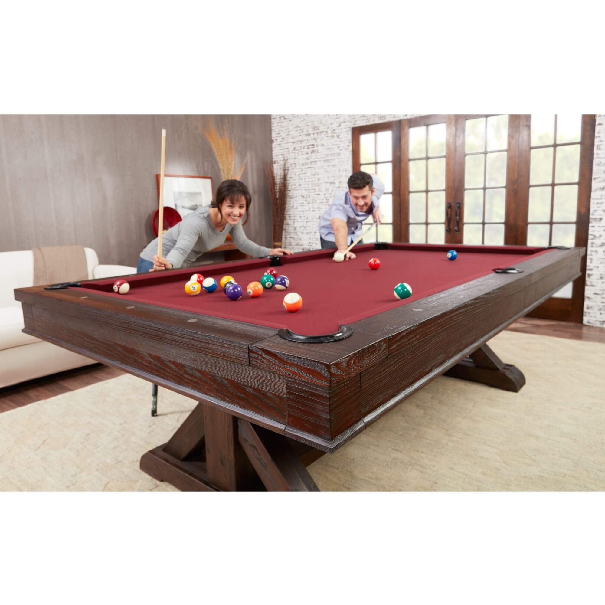 Playcraft Brazos River Slate Pool Table Optional Dining Top