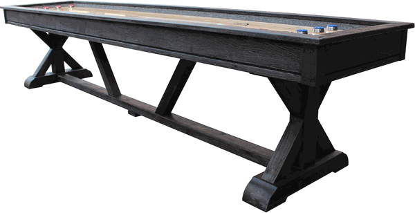 Playcraft Brazos River 16' Pro-Style Shuffleboard Table in Weathered Black