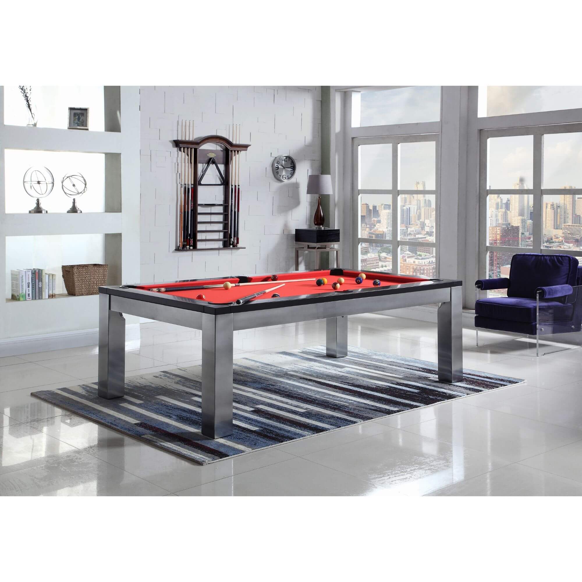 Playcraft Monaco Slate Pool Table with Dining Top