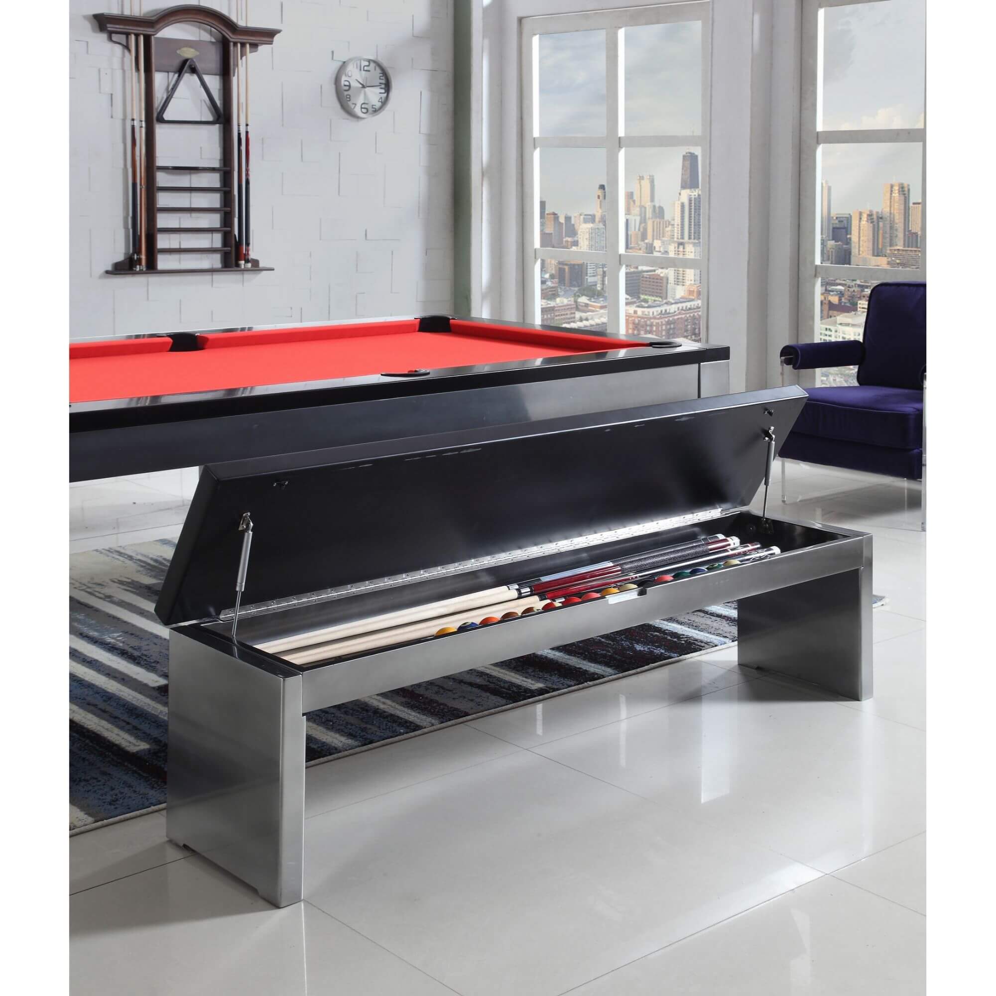 Playcraft Monaco Slate Pool Table with Dining Top